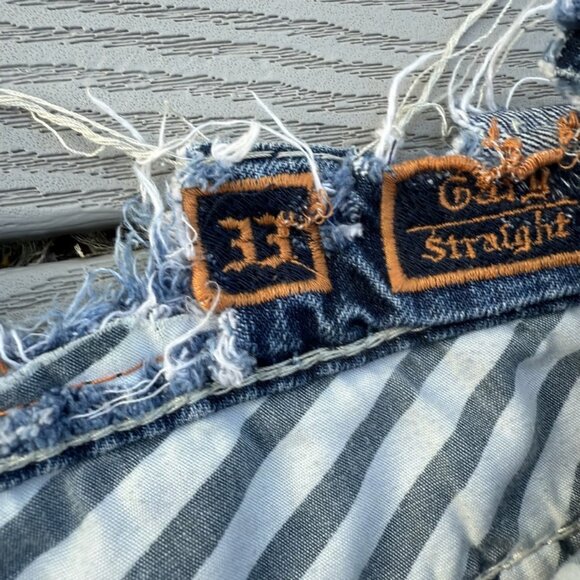 Rock Revival Gary Alt Straight Men’s Sz 33 X 33 Heavy Distressed Destroyed Look - Picture 2 of 9